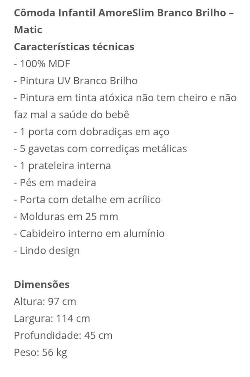 Guarda roupas e cômoda infantil Matic - Foto 5