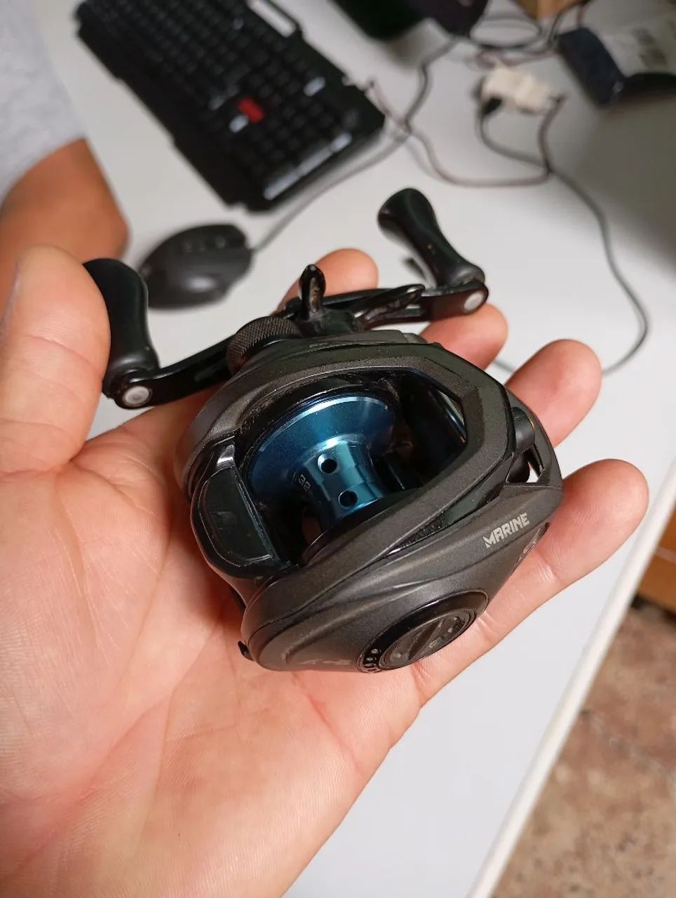 Carretilha de Pesca CC80 Daiwa e carretilha Venator - Foto 4