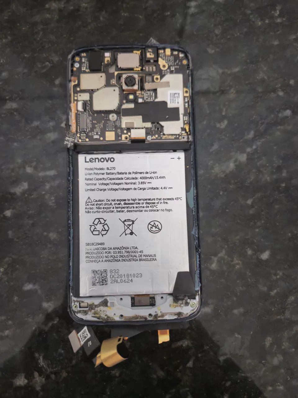 Placa mãe moto g6 play