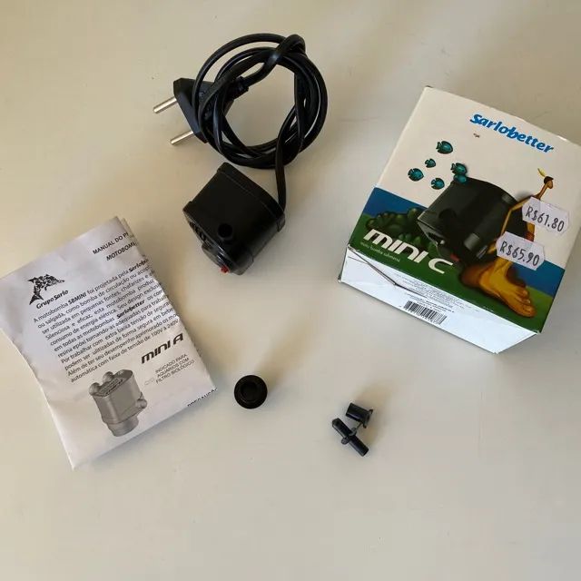 C242 Motobomba aquário 110v fonte Sarlo Better Sb mini peixes aquário - Foto 3