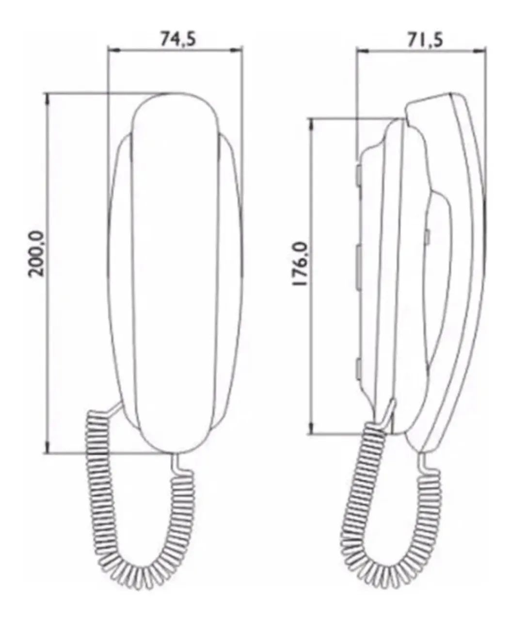 Monofone para interfone HDL Serie AZ - Foto 2