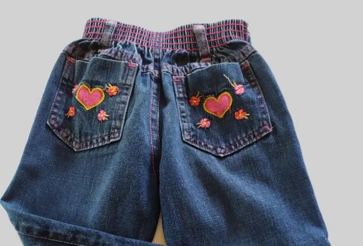 Calça infantil jeans G (9a12meses) - Foto 3