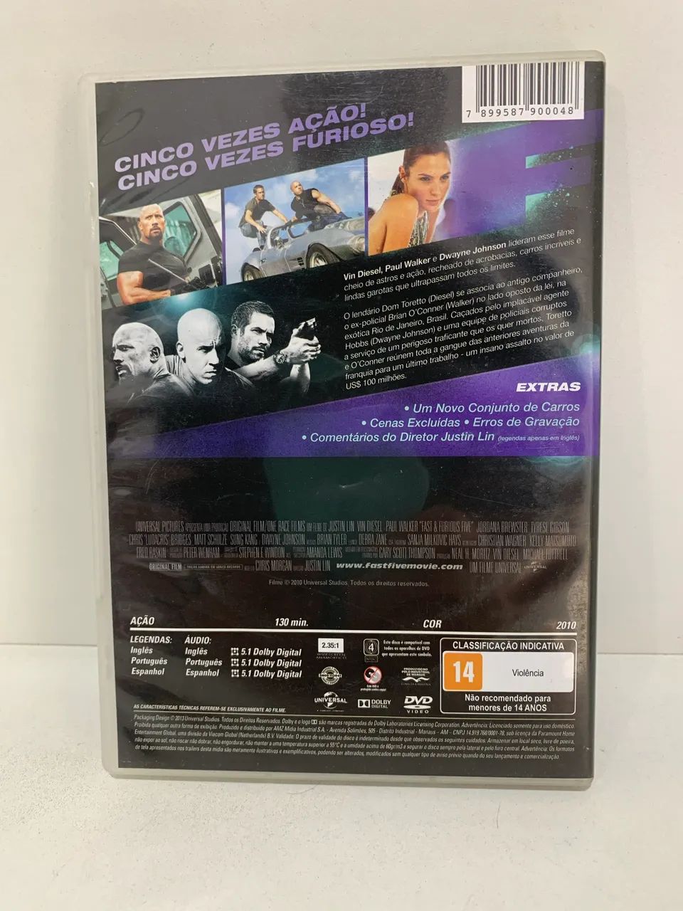 DVD velozes e furiosos 5 operação Rio  - Foto 2
