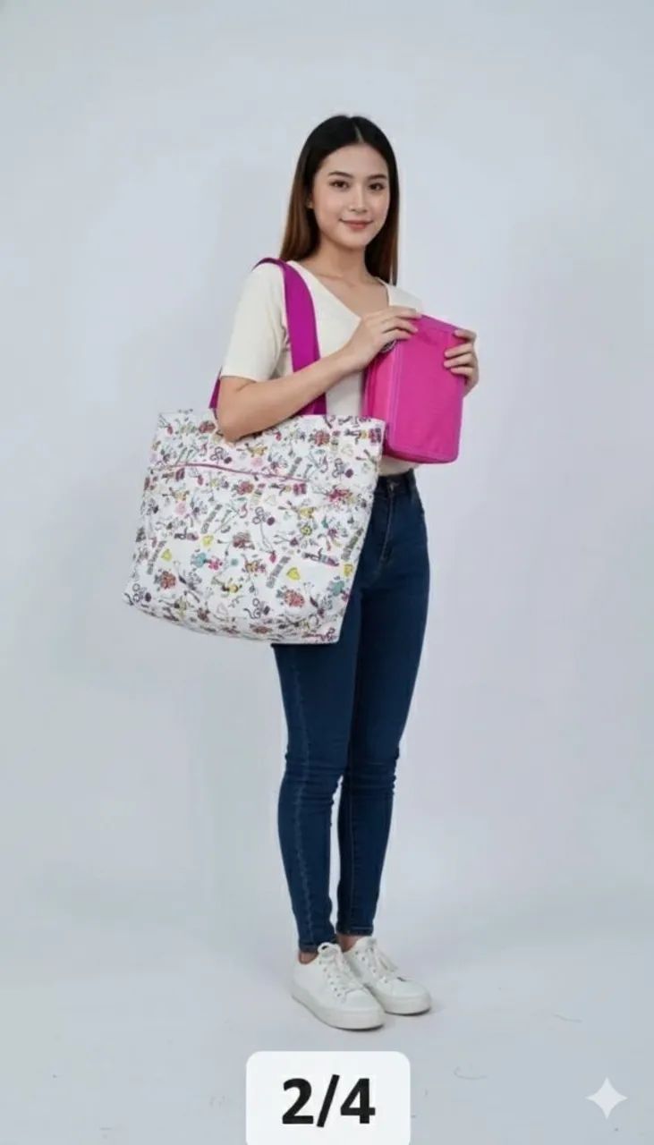 Bolsa maxi Whatson e estojo