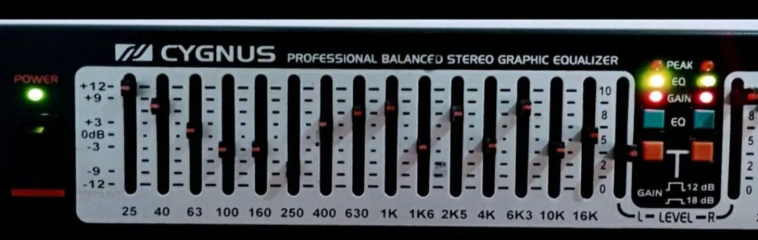 Equalizador Gráfico Cygnus Profissional 5000