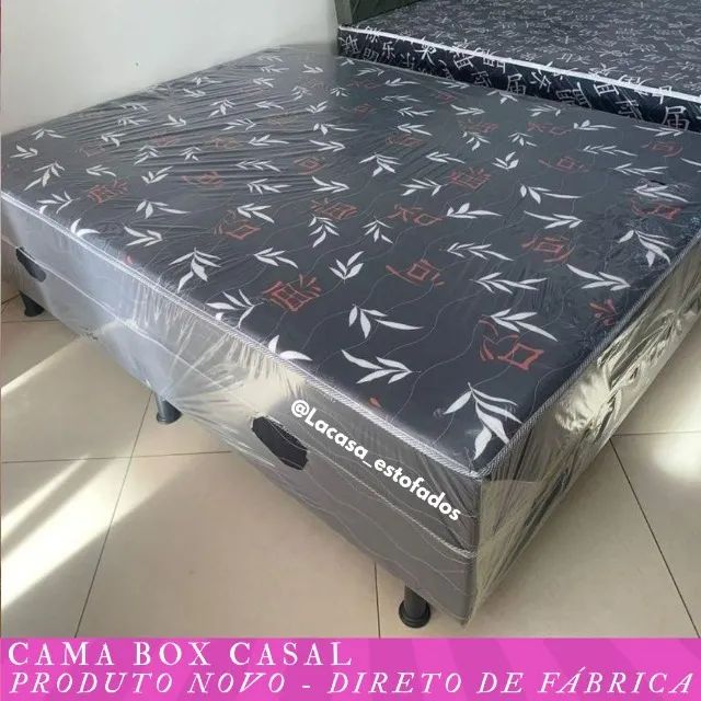 Cama box Casal - D28 3cm de espuma