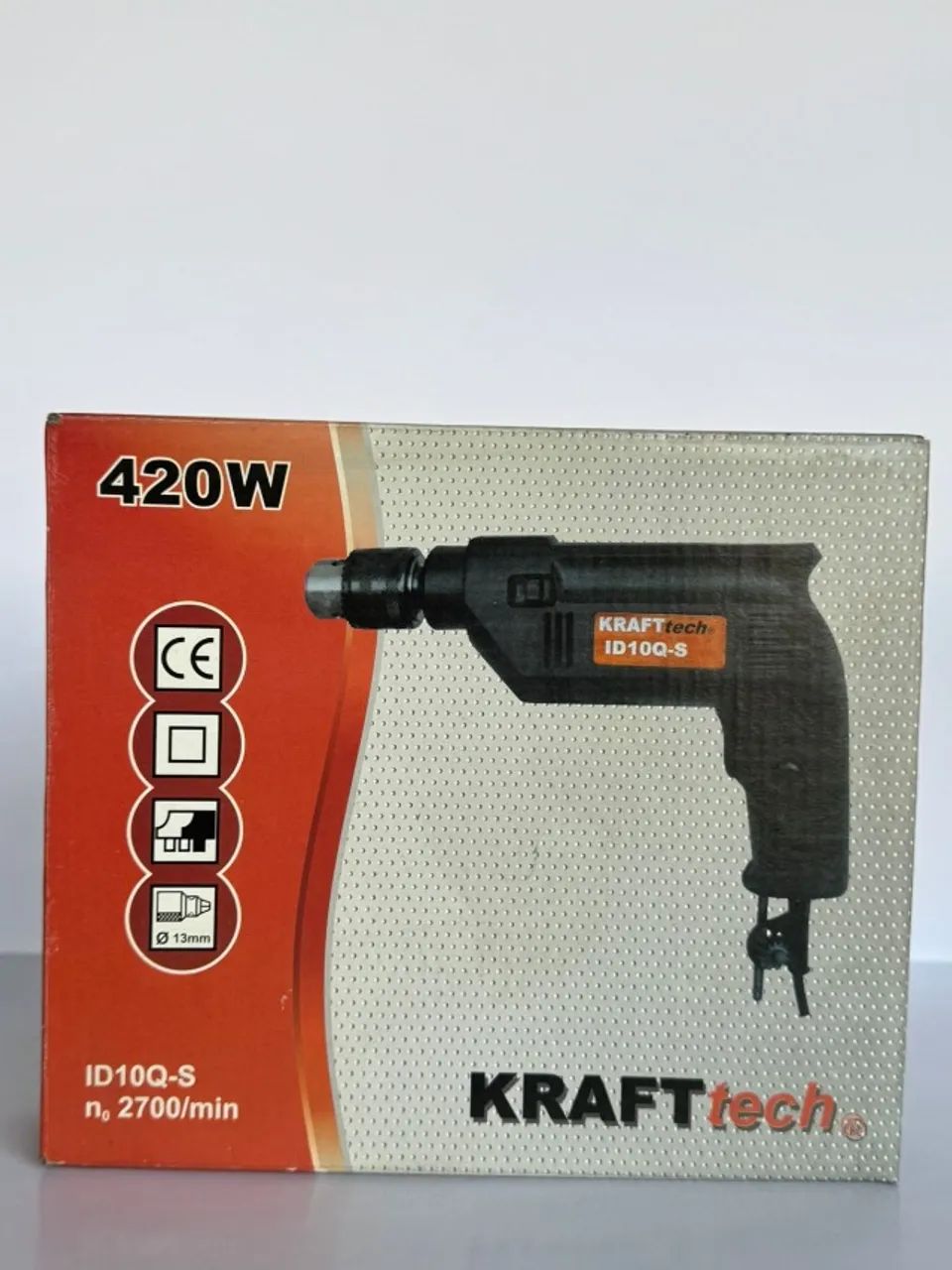 Furadeira Kraft Tech 420W Ferramentas de Construção