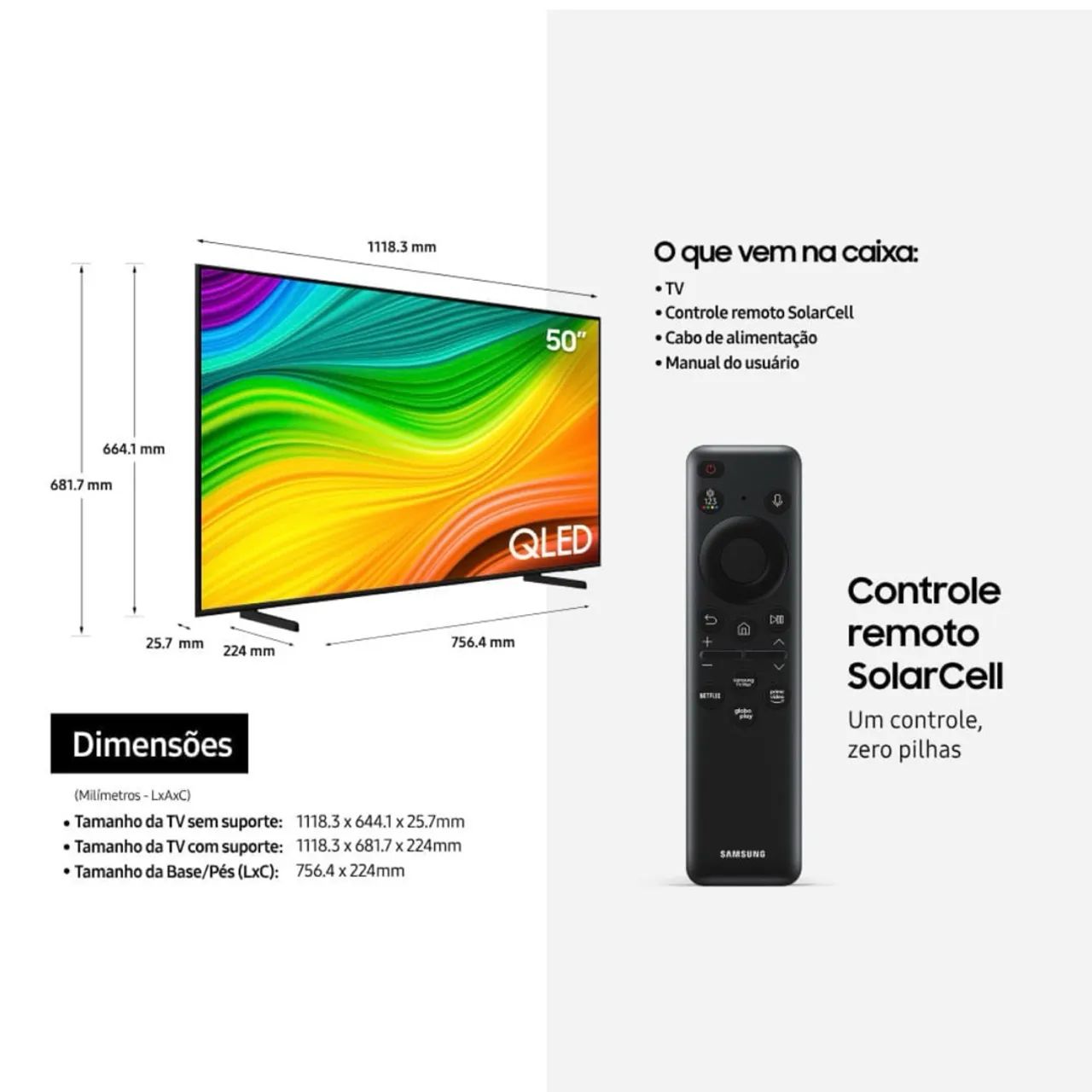 TV SAMSUNG QLED 50 Polegadas 4K Q60D c/ Gaming Hub e Alexa - Nova, Lacrada c/ Nota Fiscal  - Foto 4