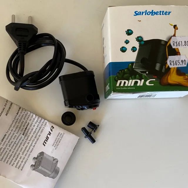 C242 Motobomba aquário 110v fonte Sarlo Better Sb mini peixes aquário - Foto 6