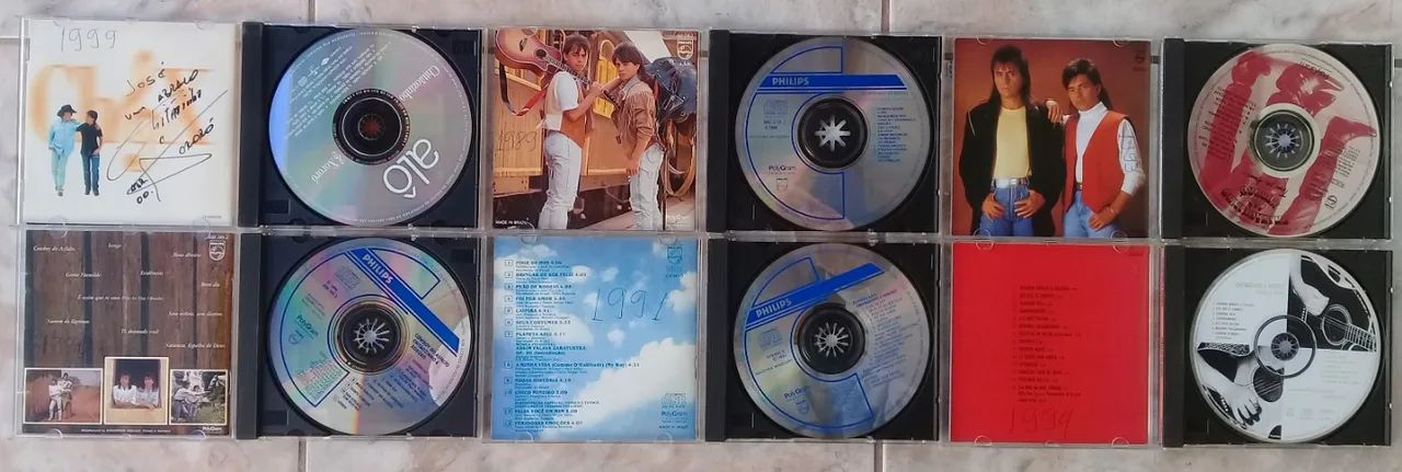 chitãozinho & xororó-6 cds originais-pacote5 - CDs, DVDs etc