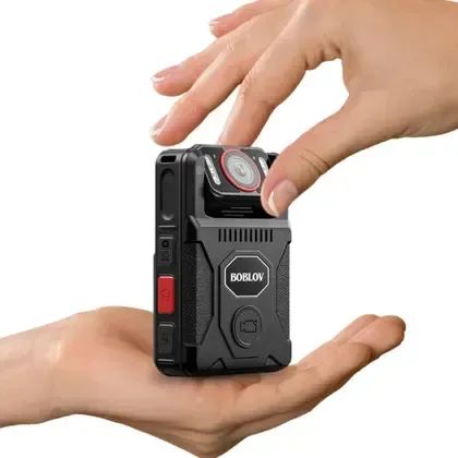 Câmera Profissional Boblov Corporal M7 Pro Display Zoom 24x