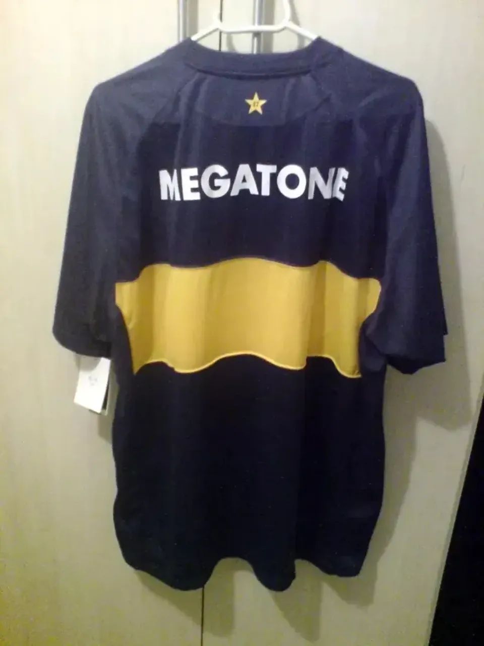 Camisa Boca Juniors 2007 Versão Torcedor Etiqueta Xxl 2gg Azul-marinho Riquelme Maradona - Foto 2