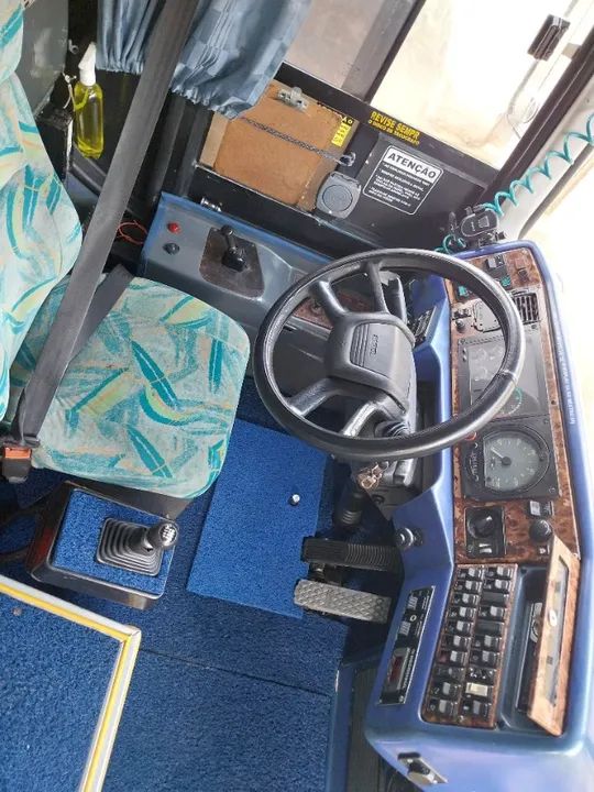 Vista buss scania k124 360 motor novo carro trabalhando - Foto 11