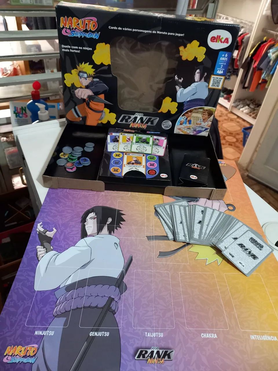 Jogo de Tabuleiro Naruto Shippuden Rank Ninja