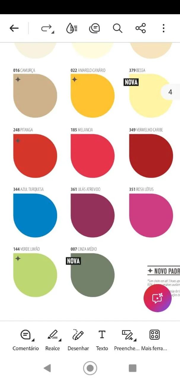 Materiais de Tintas Epoxi e Automotivas.