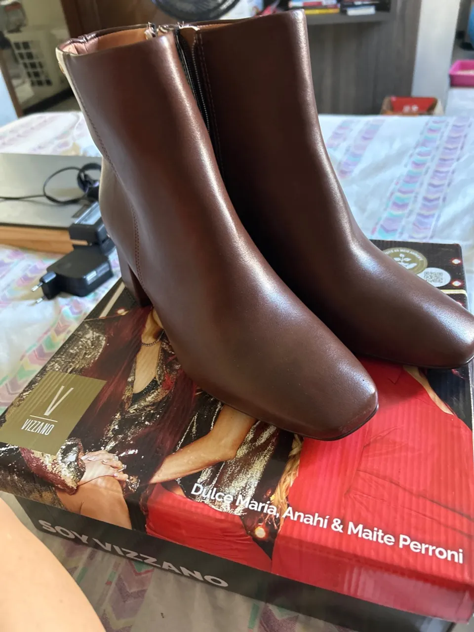 Bota Vizzano Marrom 38 - Conforto e Estilo