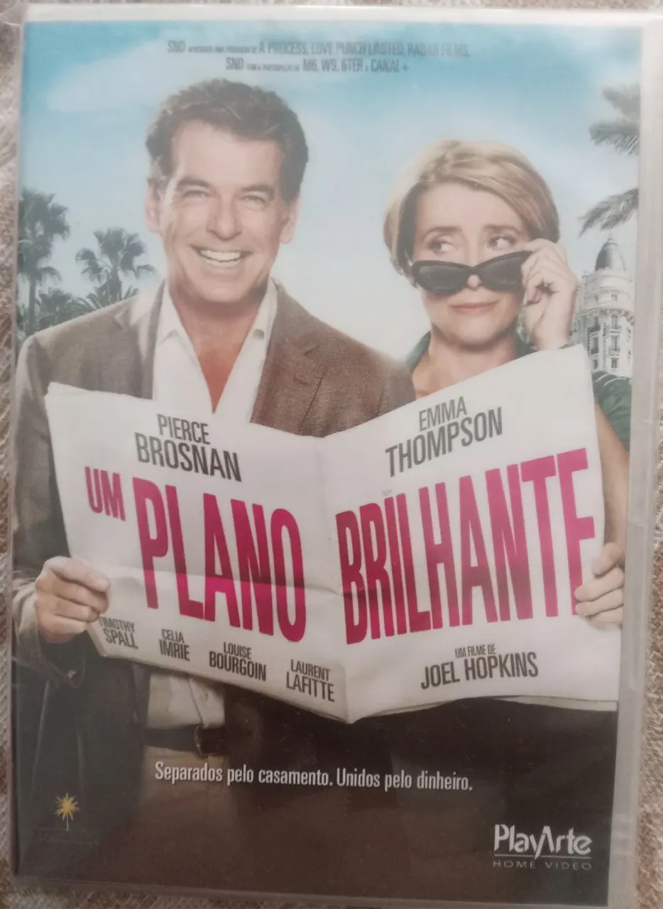 DVD Um Plano Brilhante com Pierce Brosnan e Emma Thompson