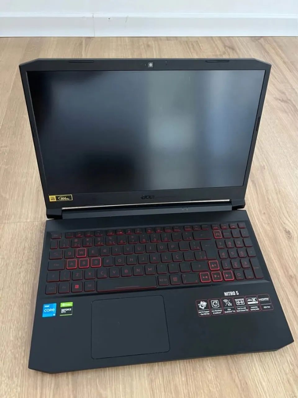 Notebook Gamer AcerNitro 5 i5 11geração 16GB SSD 500+HD 1000 GTX 1650 4GB Tela 144 Hz