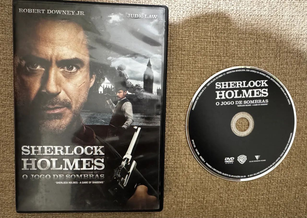DVD-Sherlock Holmes 2- O jogo das sombras 