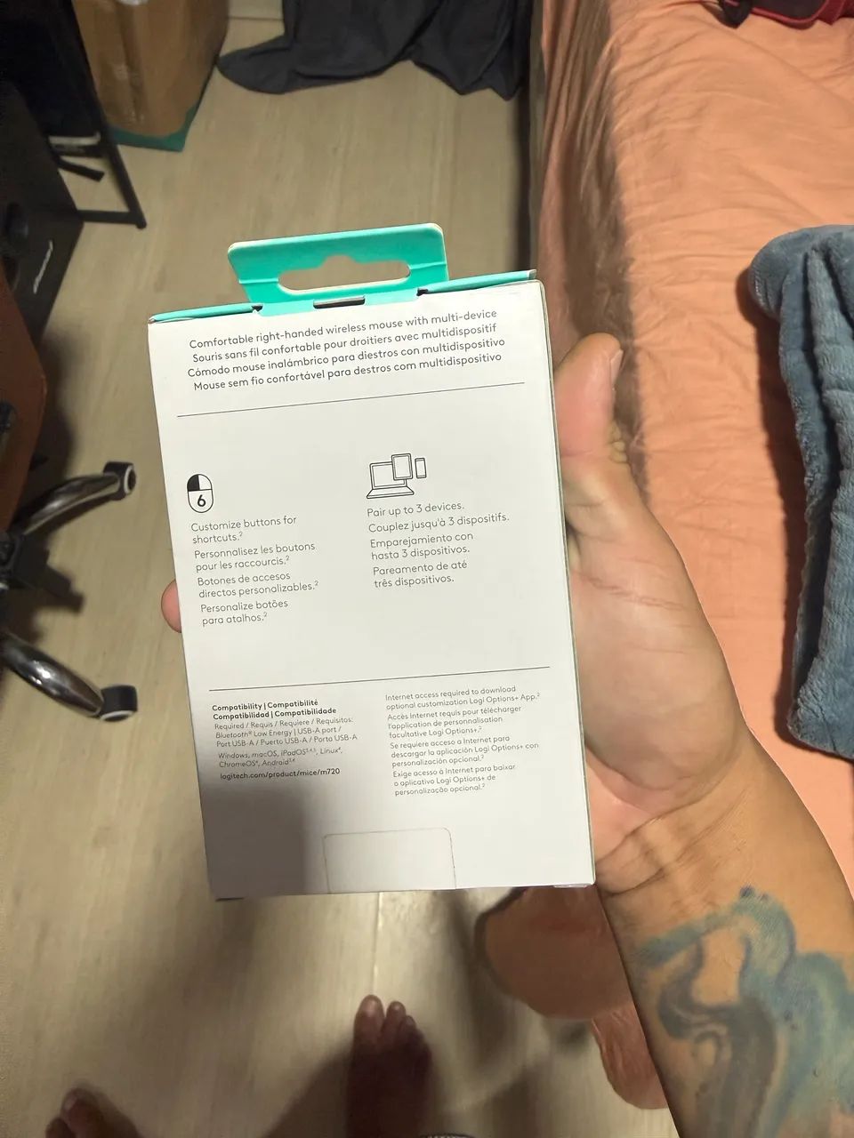 Logitech M720 Triathlon Mouse64407623254273123