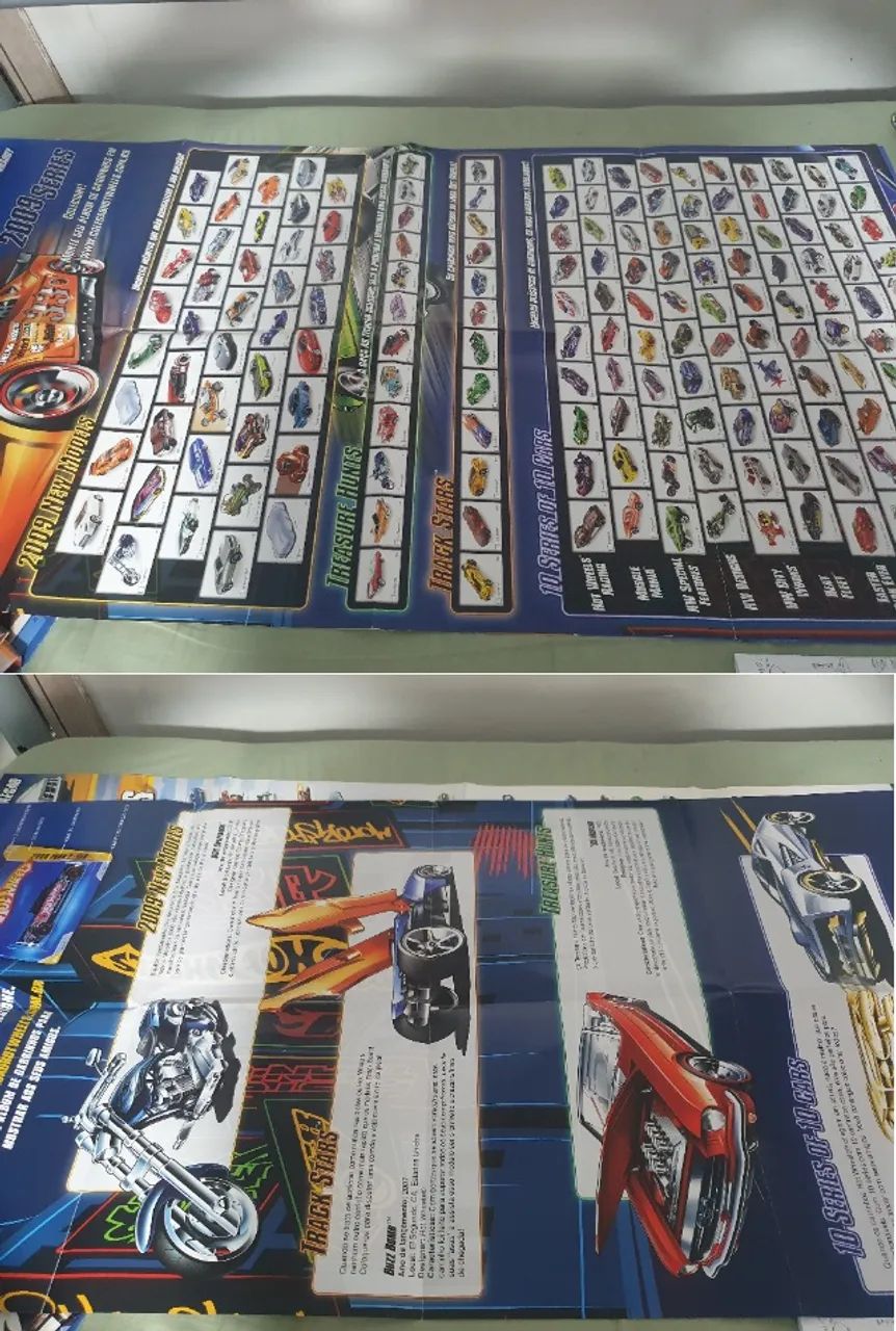 Lote de poster Hot Wheels