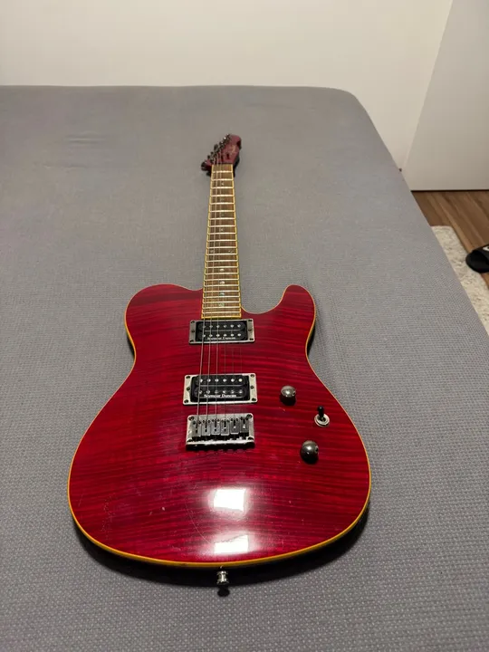 Guitarra Fender Telecaster Special Edition Custom FMT HH Crimson Red (c Bag)