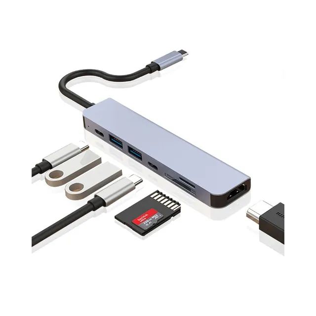 HUB USB-C MXT Multifuncional C/ HDMI 7 em 1 - AC3056 - Foto 4