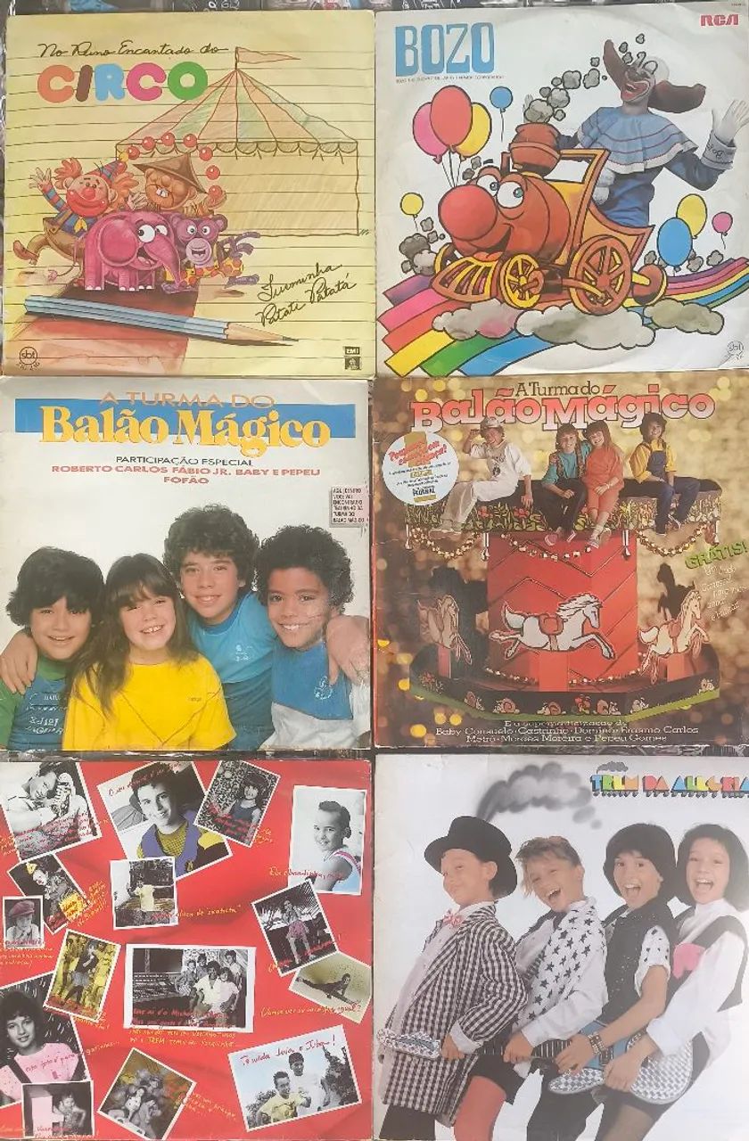 Lote com 12 discos de Vinil Infantis - Coleção Clássica - Foto 2