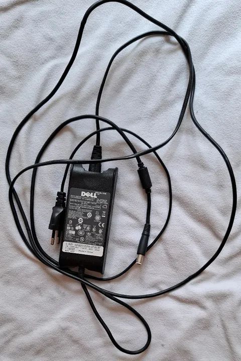 Fonte para notebook, marca Dell, original, 19,5 volts x 3,34 amperes x 65 watts,  - Foto 3