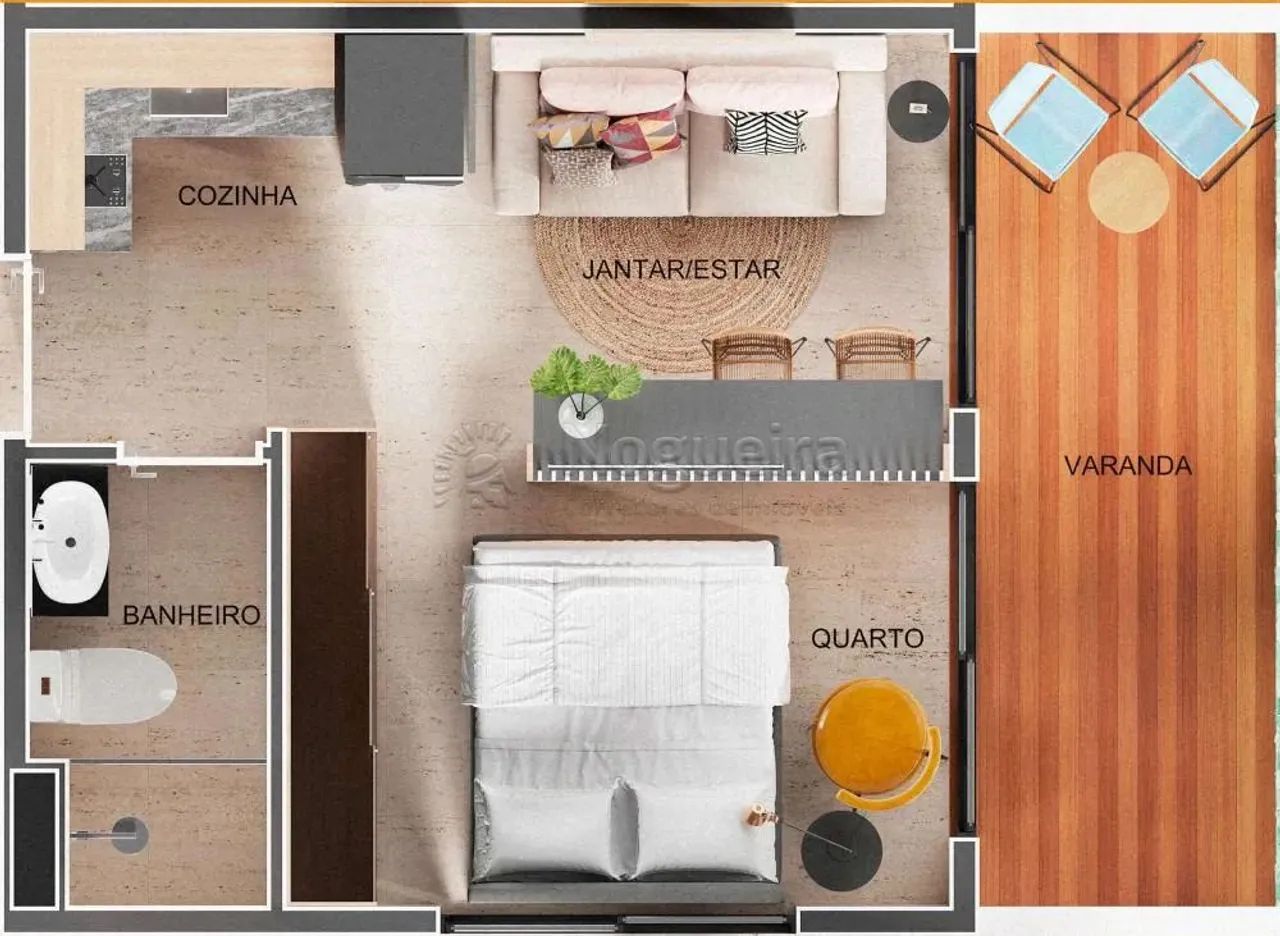 Flat em Porto de Galinhas com 24,5m² - Ótima oportunidade - Foto 2