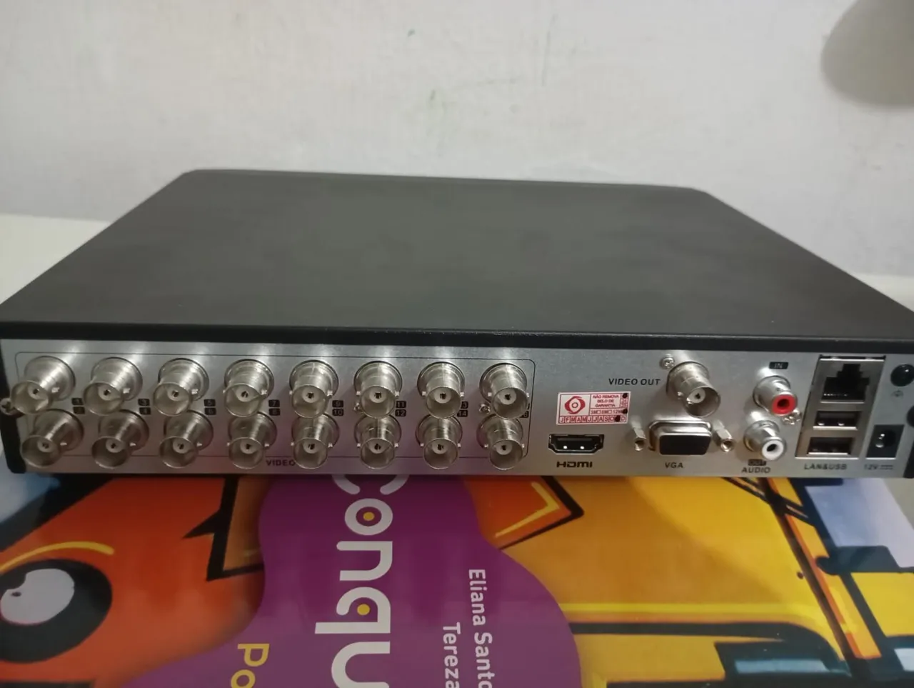 Dvr Hikvision 16 Canais 1080p Lite Ds-7216hghi-k1/cvbs P2p 220V