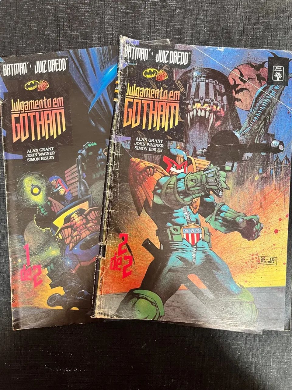 Batman & Juiz Dredd - Julgamento Em Gotham 1 E 2 (completa)