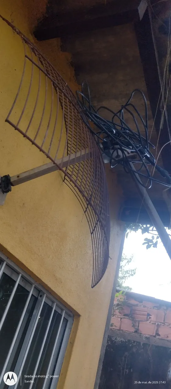 Antena Parabólica para Internet Via Satélite
