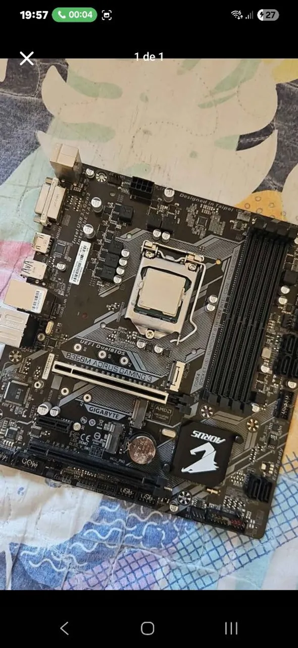 Placa-mãe Gigabyte B366M AORUS GAMING 3