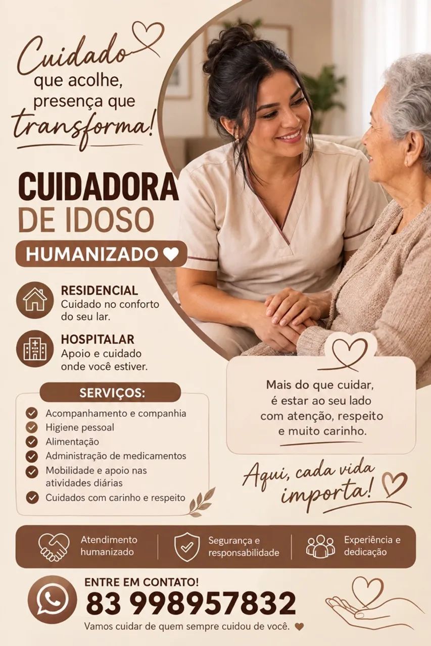 Cuidadora de idosos 