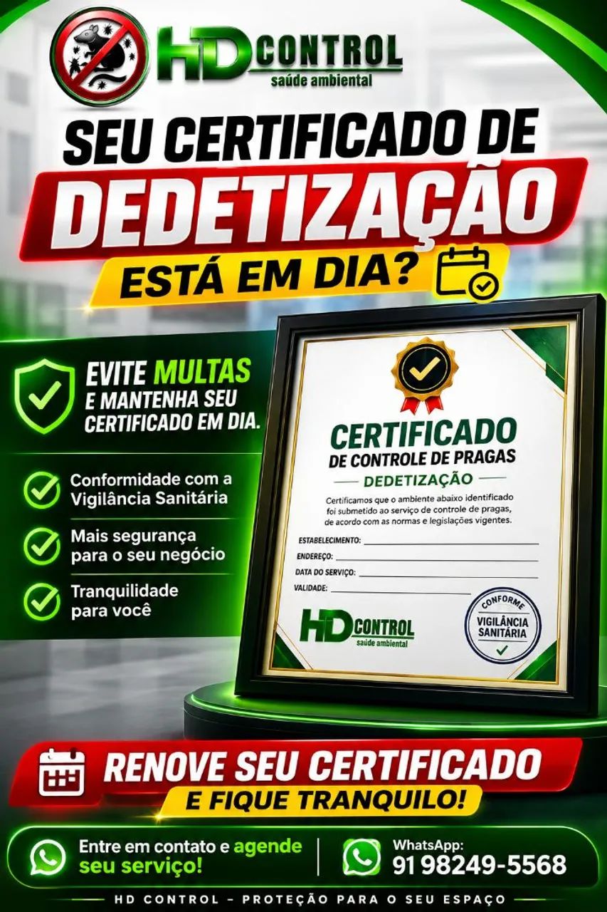Vendo: Dedetização proficional 