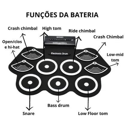 Bateria eletronica exbom - Foto 3