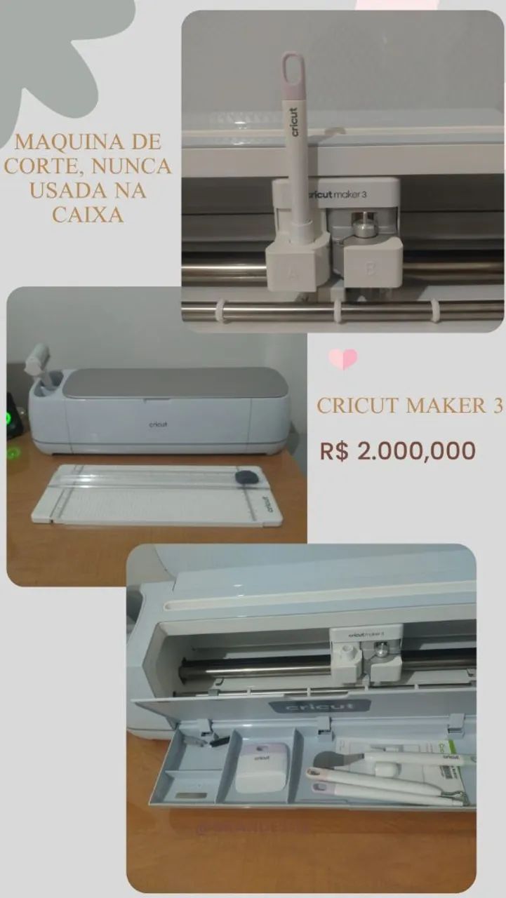 Cricut Maker 3 nova - na caixa