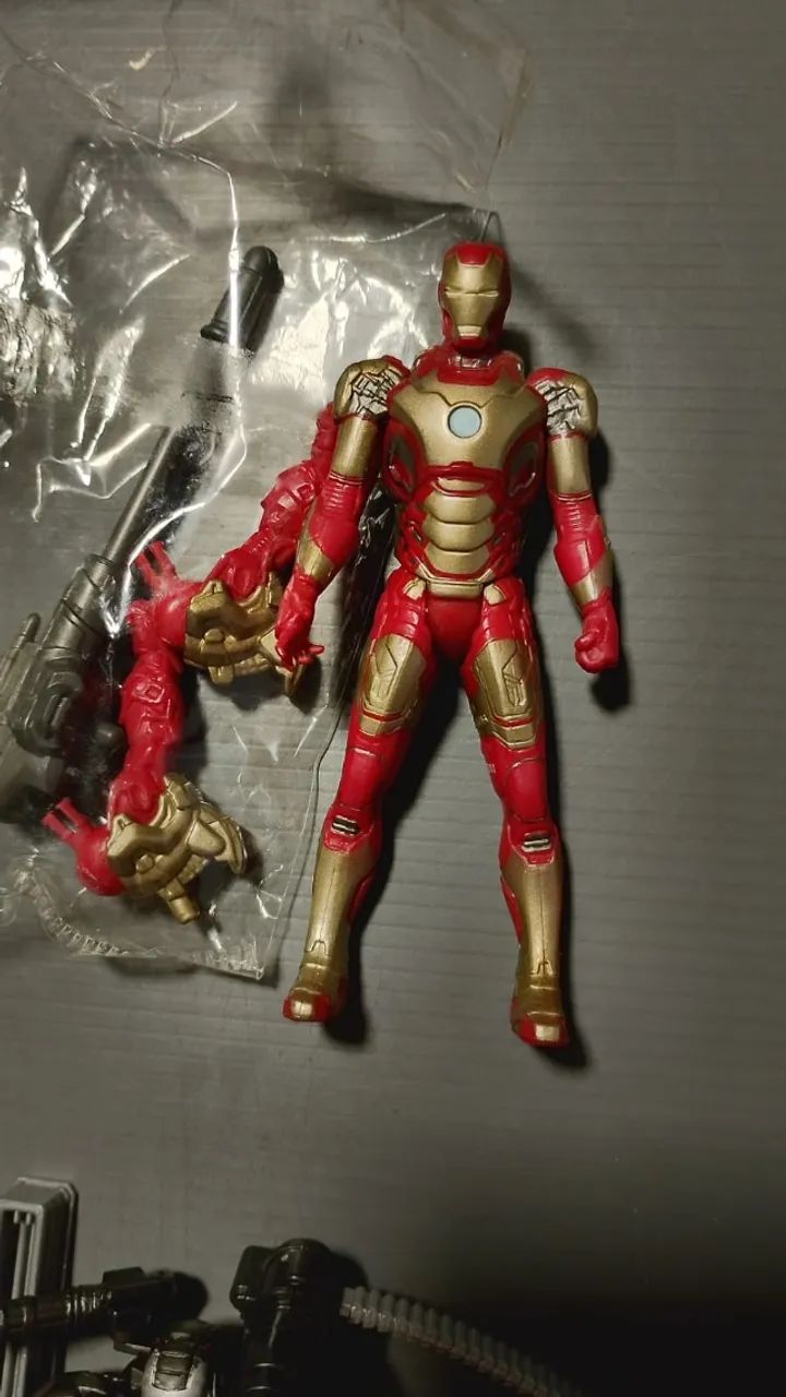 6-pack IRON MAN armors. escala 3,75" - Foto 2