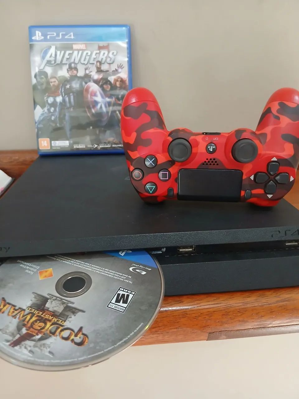 PS4 SLIM 1TB + 2 JOGOS + CONTROLE - Foto 5