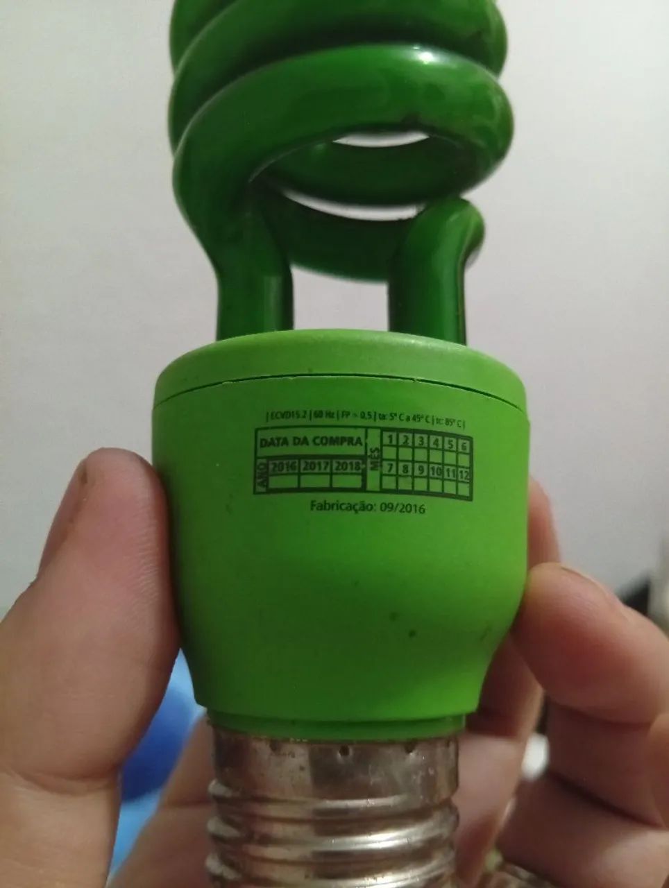Lâmpada Espiral Fluorescente Verde Foxlux 15W - 220V  - Foto 4