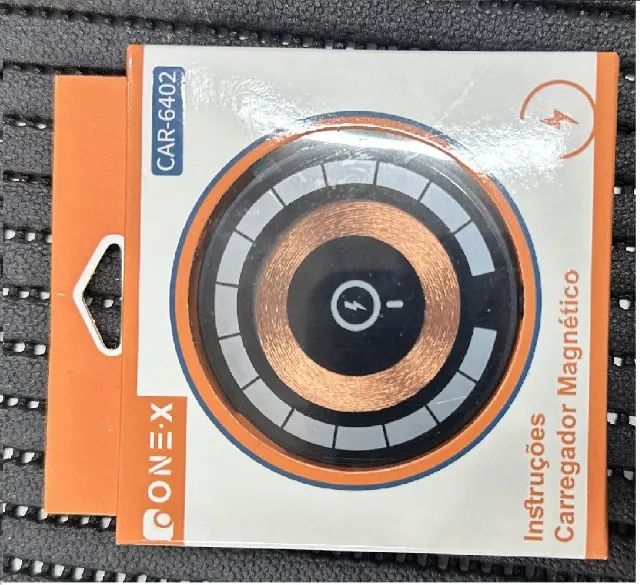 Carregador magnético android e iphone 15w