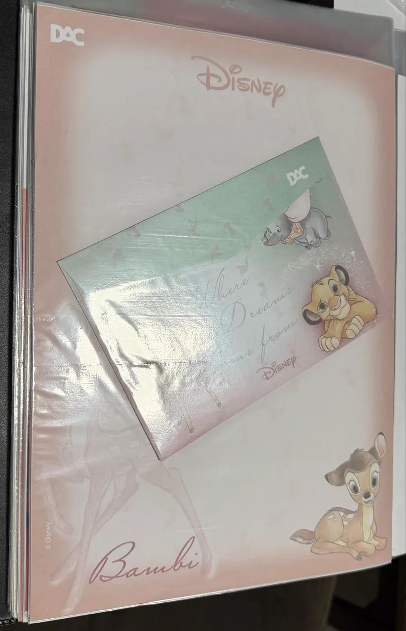 Papel de carta Personagens Disney com envelope DAC - Foto 3