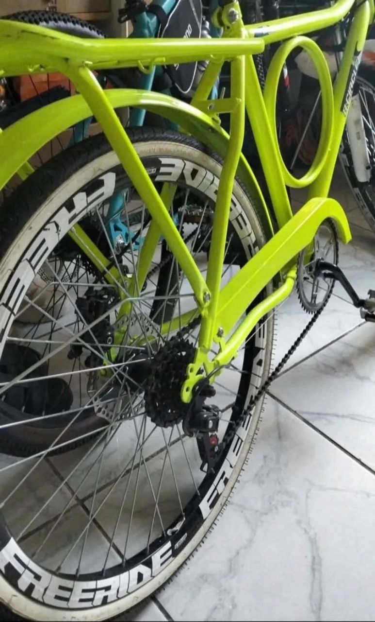 Bicicleta barra forte reforçada - Foto 4