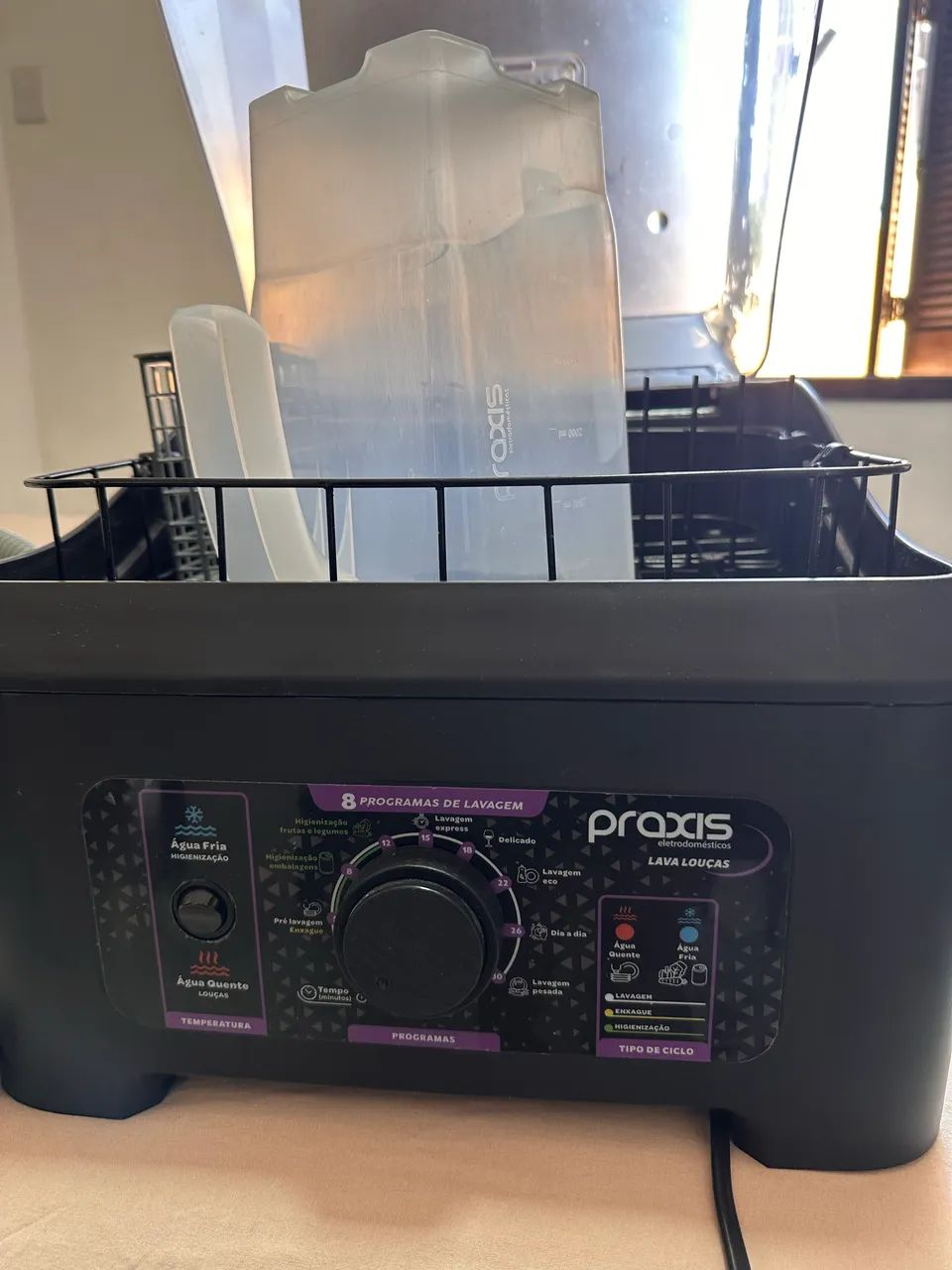 Vendo lava louça portátil PRAXIS 127V - Foto 2