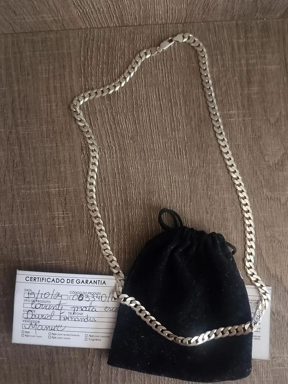Cordão de Prata 