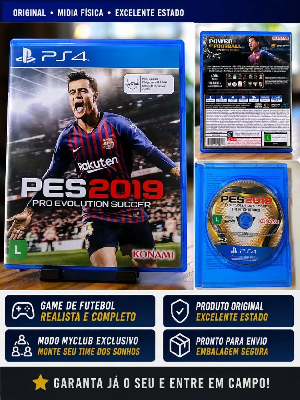 Jogo Pes 2019 
