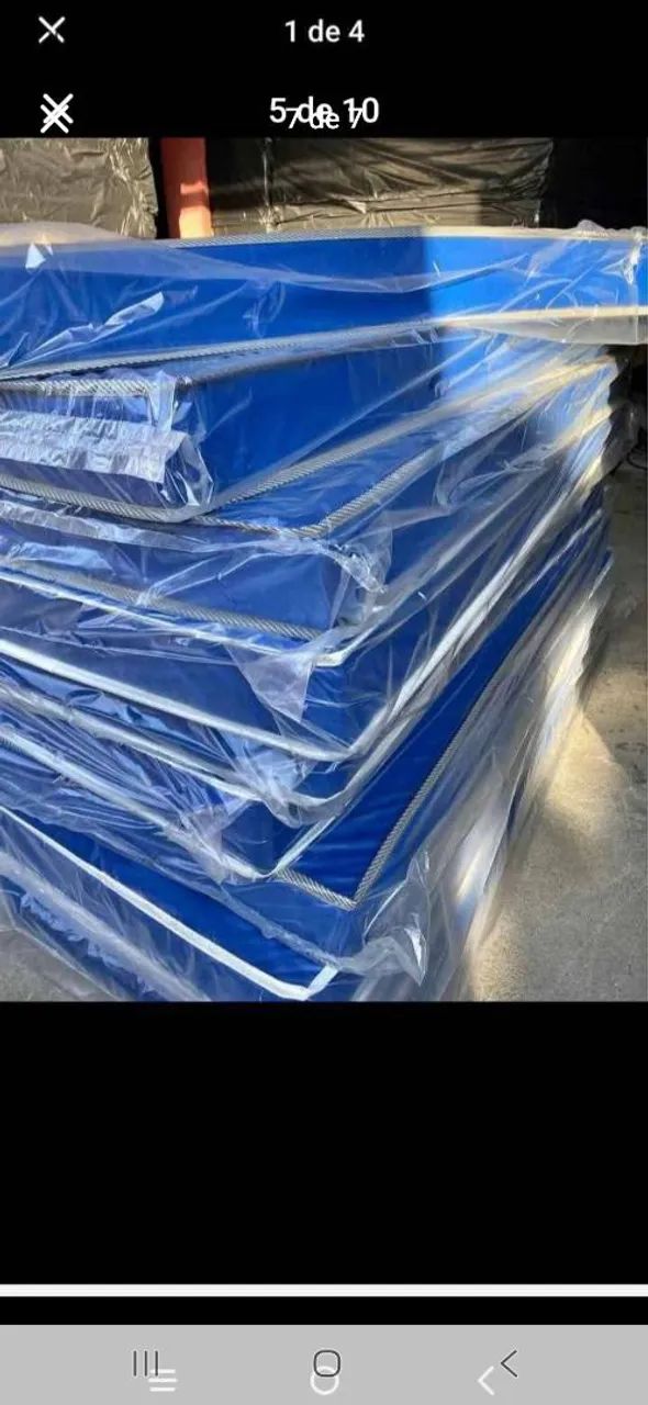 Colchões solteiro D28 com 15cm com capas impermeável  ou tecidos  - Foto 2