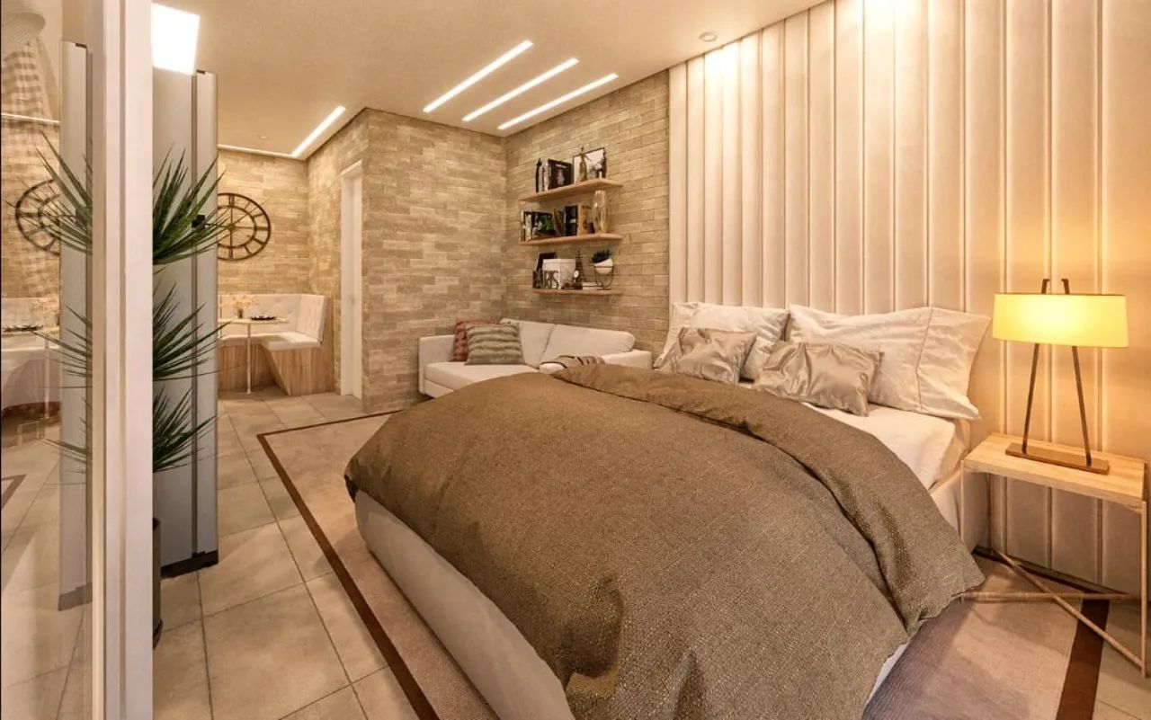Studio em Liberdade: Apartamento de 1 quarto, 1 banheiro e 28m² - Em construção, entrega e - Foto 2