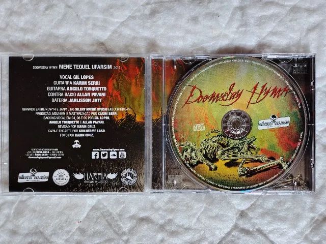 Cd Doomsday Hymn - Mene Tequel Ufarsim (usado) - Foto 3